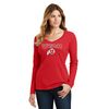 CornBorn Utah Utes Womens Apparel Tshirt - Circle and Feather Logo - Red - Medium