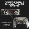 Kool Millennials Red and Black Pirate Thumb Grip Stick Caps Cover for PS4, PS5, XBOX Controller