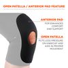 Ergodyne ProFlex 615 Knee Sleeve, Black, Small
