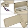 BEIGE OE STYLE RIGHT SIDE SUN VISOR REPLACE FOR 2013-2019 PATHFINDER/INF