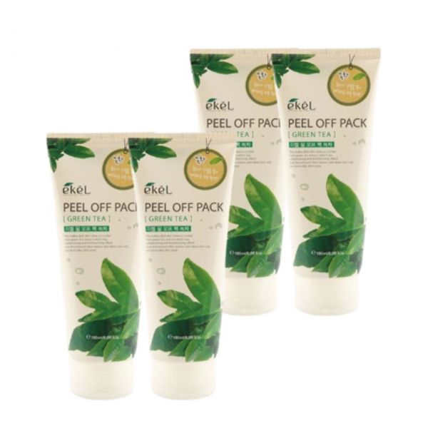 Ikel Calming Mask Dermatology Exfoliating Modeling Peel Off Applying Pack Green Tea 180ml 4EA