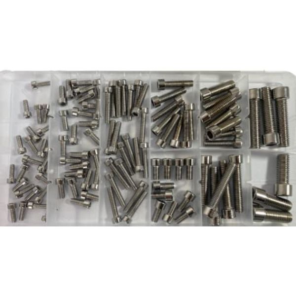 Toolzone 106 Piece 201 Stainless Steel Hex Cap Bolts