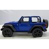 KiNSMART 1/34 2018 Jeep Wrangler Pull Back Mini Car (Blue Open Top)