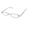 KoKoBin Metal frame Reading Glasses Portable Spring Hinge Reading Unisex reader with glasses case(Gray，+1.0