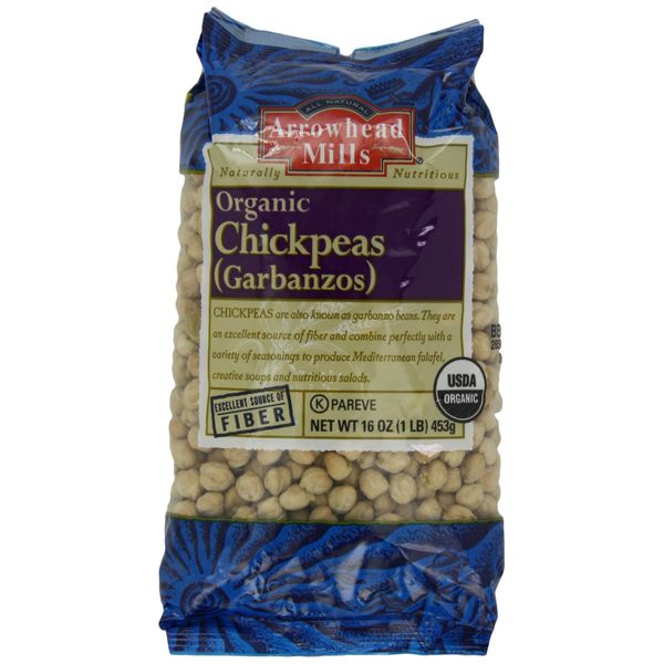 Arrowhead Mills Organic Chickpeas, 16 oz.
