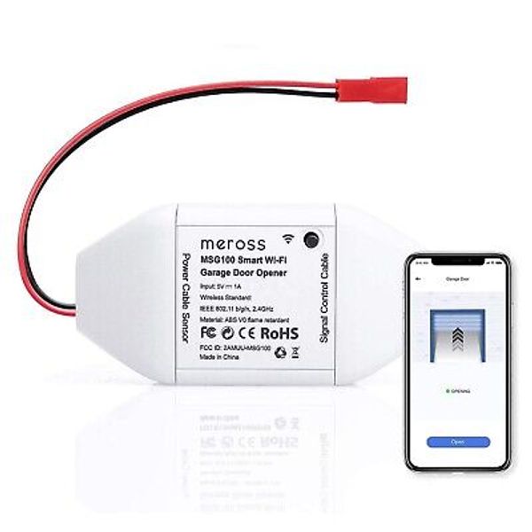 meross: Smart Garage Door Opener Remote/  Apple HomeKit, Amazon Alexa, Google