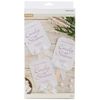 Simplicity White Wedding Fan Kit, 24pc, 5'' W x 7'' H
