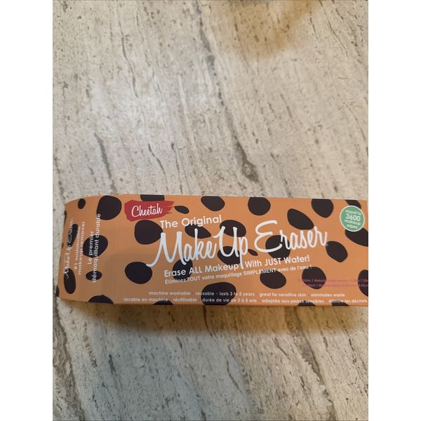 THE ORIGINAL MAKEUP ERASER CHEETAH PRINT  - NEW!