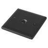 1 Gang 1 Way Wall Mounted Touch Light Dimmer IR Control Switch Button (Matt Black)