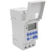 Heschen Digital LCD Power Weekly Programmable Timer Relay Switch THC15A AC 220-240V 16 Amp SPST 35mm DIN Rail