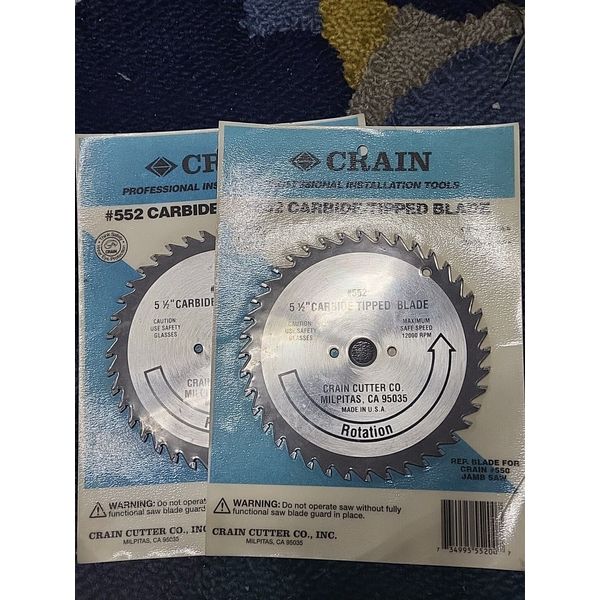 Crain #552 Carbide-tipped Blade (Qty 2)
