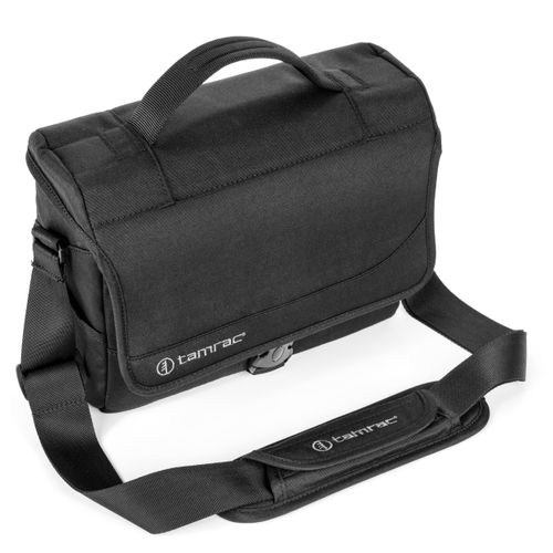 Tamrac Derechoe 5 Camera Bag for Photographers, Camera Case for Photography Accessories, Shoulder Bag for Compact DSLR and Mirrorless Cameras, Crossbody Camera Bag with Tablet Sleeve - Black
