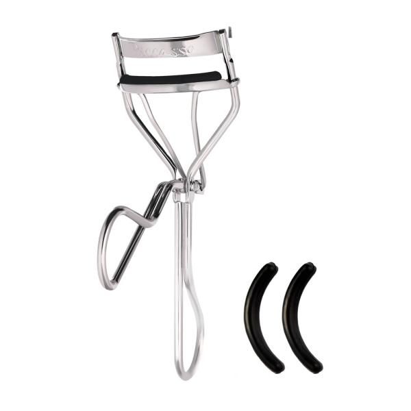 Eyelash Curler Silver + Silicone Refill Pad 2EA