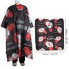 VOCOSTE Hair Cutting Barber Cape Cloth Professional Barber Gown Waterproof 160 x 145 cm Polyester Black Red White