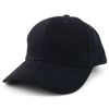 Armycrew 2XL Oversized Soft Brushed Cotton Baseball Cap - Black - 2XL