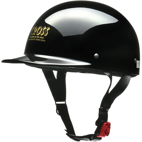 LEAD CR680 Motorcycle Helmet Cross Half Black Free