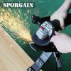 Lawn Mower Blade Sharpener & Magnetic Balancer Kit, 15°-45° Adjustable, Black