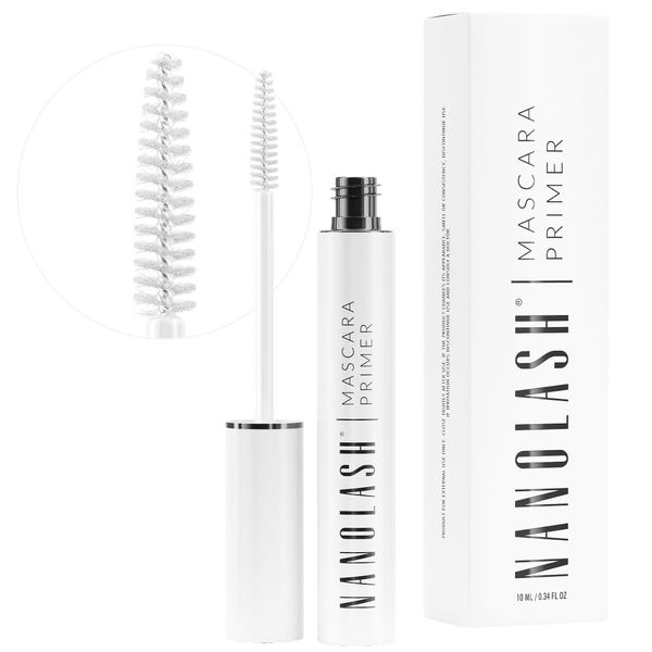 Wimperntusche-Primer Nanolash 10ml - Wimpern-Basis für mehr Volumen, nährende Wimpern-Basis, transparenter Mascara-Primer