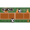 Soccer MVP Orange - Premade Scrapbook Pages - EZ Layout 3312