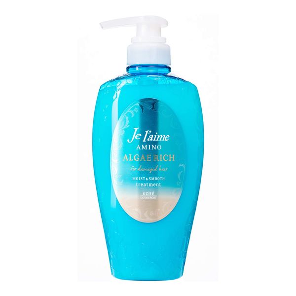 KOSE Je l’aime Amino Algae Rich Moist & Smooth Treatment, Floral 16.9 fl oz (500 ml), 1 Bottle