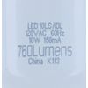 GE Lighting 79369 LED Bright Stik 10-watt (60-Watt Replacement), 760-Lumen Light Bulb with Medium Base, Daylight, 1 Box (3 Bulbs Total)