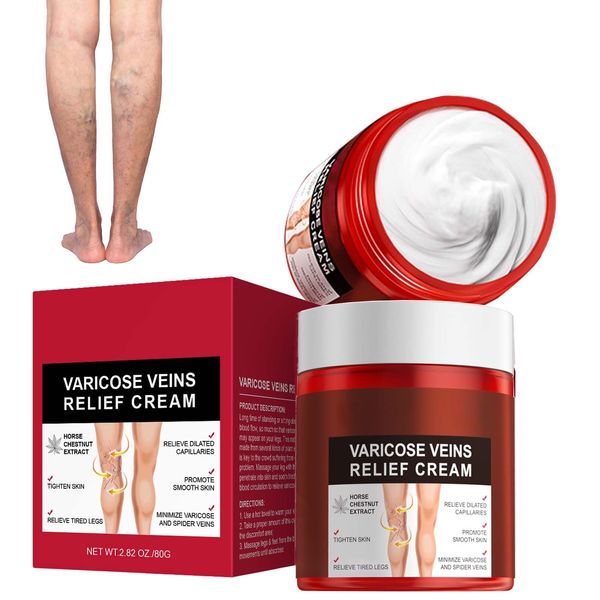 Varicose Veins Relief Cream, Spider Veins Repair Cream, Varicose Vein Remedies, Varicose Veins Treatment for Legs, Varicose Veins Cream