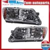 For 2009-2020 Dodge Journey Chrome Headlights Lamps Complete Replacement Set