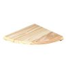 Natural Wood Pine Corner Shelf Medium OP33