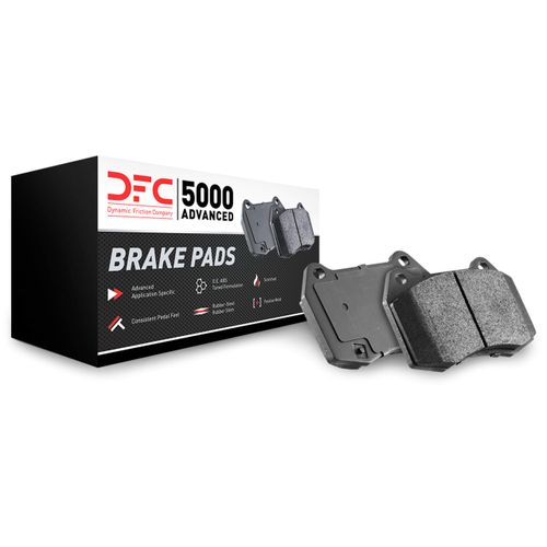 Dynamic Friction Company 5000 Advanced Brake Pads - Semi Metallic 1551-0314-00-Rear Set