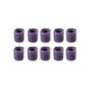 Mega Candles - Ceramic 1/2" Chime / Spell Candle Holder with Candles -DPurpleSet