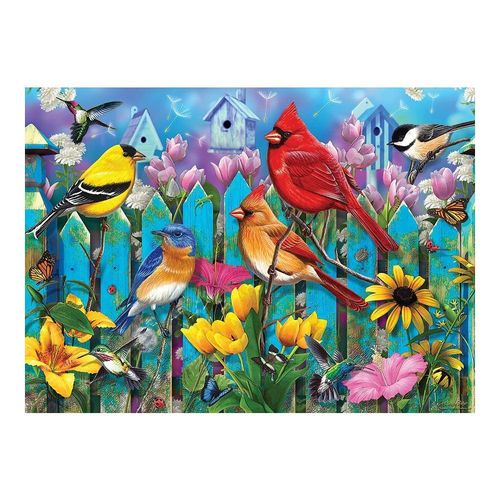 Cobble Hill 500 Piece Puzzle - On The Fence - Sample Poster Included