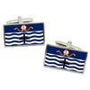 Nelson (New Zealand) Flag Cufflinks in Box