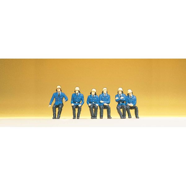Preiser 4207 HO Scale Seated Firemen Figures