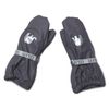 Celavi Unisex gepolsterte PU Kinderhandschuhe (Grau, 2)