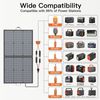 MHPOWOS 110 watt Solar Panel Foldable for Ecoflow RIVER 3 Portable Power Station