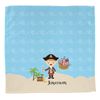 Personalized Pirate Scene Washcloth