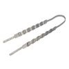 Fenix Cycles 20" Triple Flat Twisted Lowrider Sissy Bar Chrome