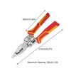 9 in 1 Wire Strippers, Electrical Cable Stripper with Electricity Detection Function, Electrical Pliers, Wire Stripper Electricians Tools for Cutting Stripping Pulling Winding Splitting