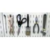 Wall Control KT-100-B BU Slotted Storage Panel Basic Hook Assortment Pegboard and Slotted Tool Board - Blue