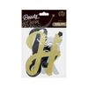 Happy New Year Garland Black Gold Silver