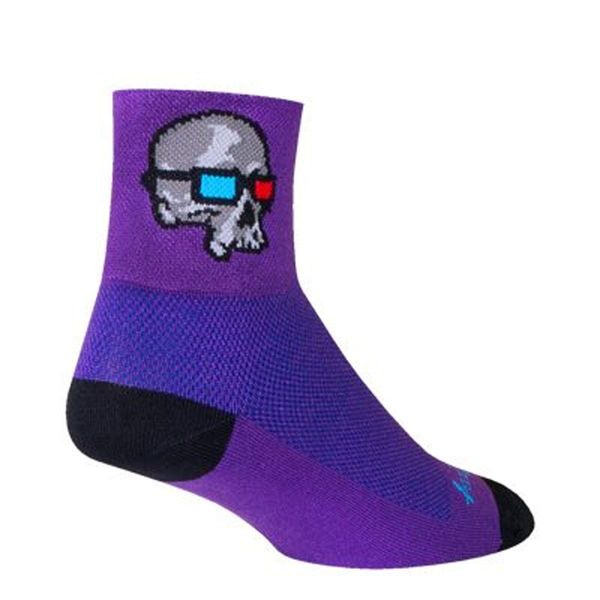 Sockguy, Dr. 3D, Classic Socks, 3-inch - Small/Medium