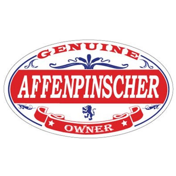 Affenpinscher Oval Sticker