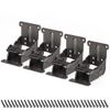 Skelang 4 Pcs Folding Brakcet 0°-90°-180°, Table Foldable Hinge, Self Lock Extension Support for Table, Workbench, Sleeping Platform