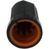 30 Pack Mixed Colour 6mm Splined Rotary Control Knobs Black Body Audio/Guitar/Mixer Knob