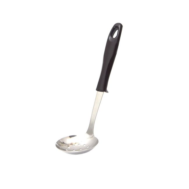 Takagi Takagi Stainless Steel Perforated Ladle, Small, Dark Brown, Total Length 8.5 inches (21.5 cm), Hand Fit, Handle That Fits Only Your Handle, Dishwasher Safe, Made in Japan