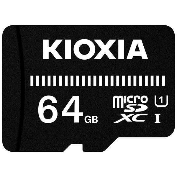 64GB Kioxia EXCERIA BASIC UHS-I U1 Class 10 microSDXC Card [Bulk Item]