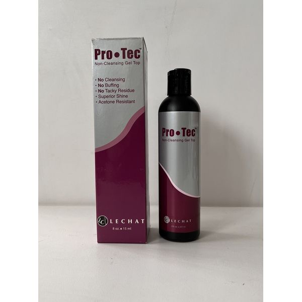 LeChat Pro-Tec Non-Cleansing Gel Top - Clear REFILL 8oz