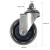 4'' Smooth Wheel Replacement for Hoverkart, LS&GHY Hoverboard Go Kart Front Rubber Wheel Replacement