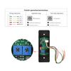 Infrared Sensor Exit Button DC 12V 24V Wall Embedded Mount IR Door Release Touch-Free Switch No Touch Exit Button with LED Light Indicator for Door Access Control