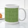 CafePress Geometric Green 11 oz (325 ml) Ceramic Coffee Mug
